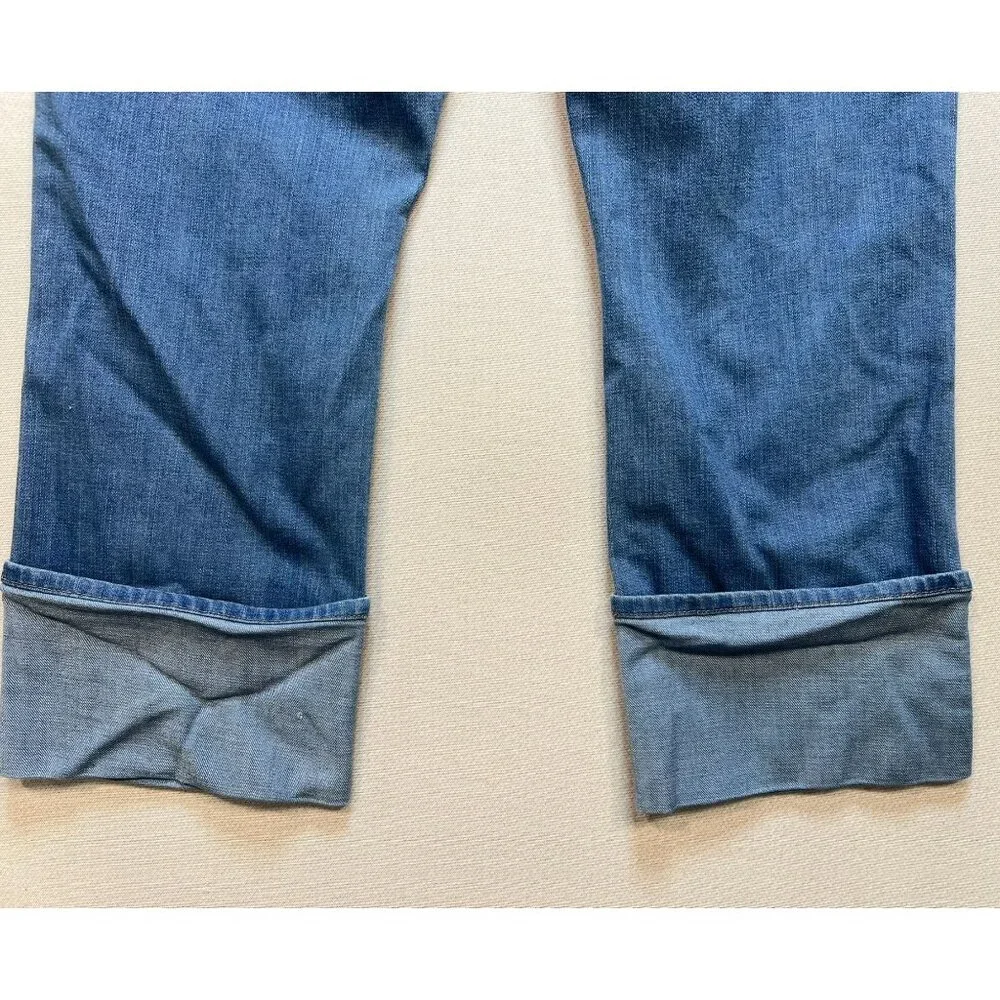 Buffalo David Bitton Womens Faith Jeans 31 Mid Rise Cropped Stretch Distressed